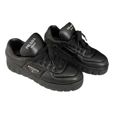 Prada Monolith leather trainers - image 1