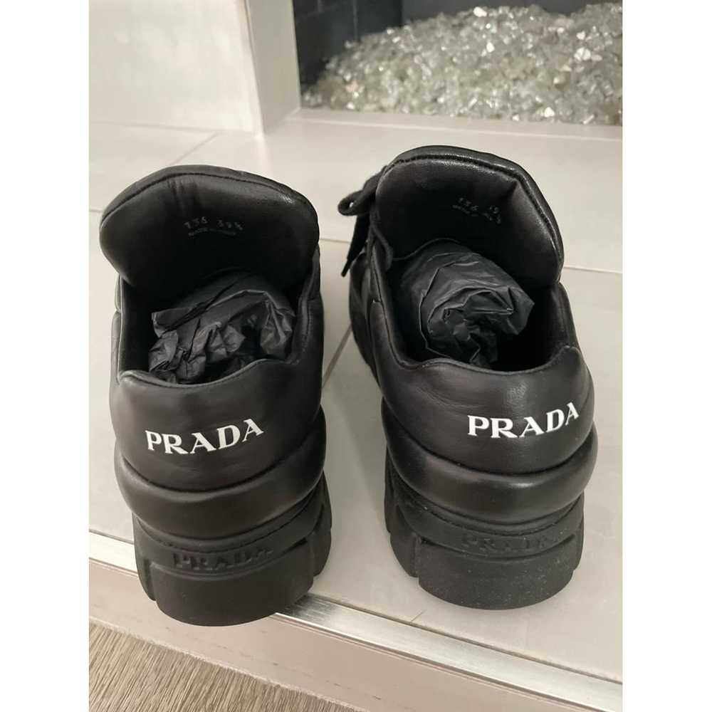 Prada Monolith leather trainers - image 4