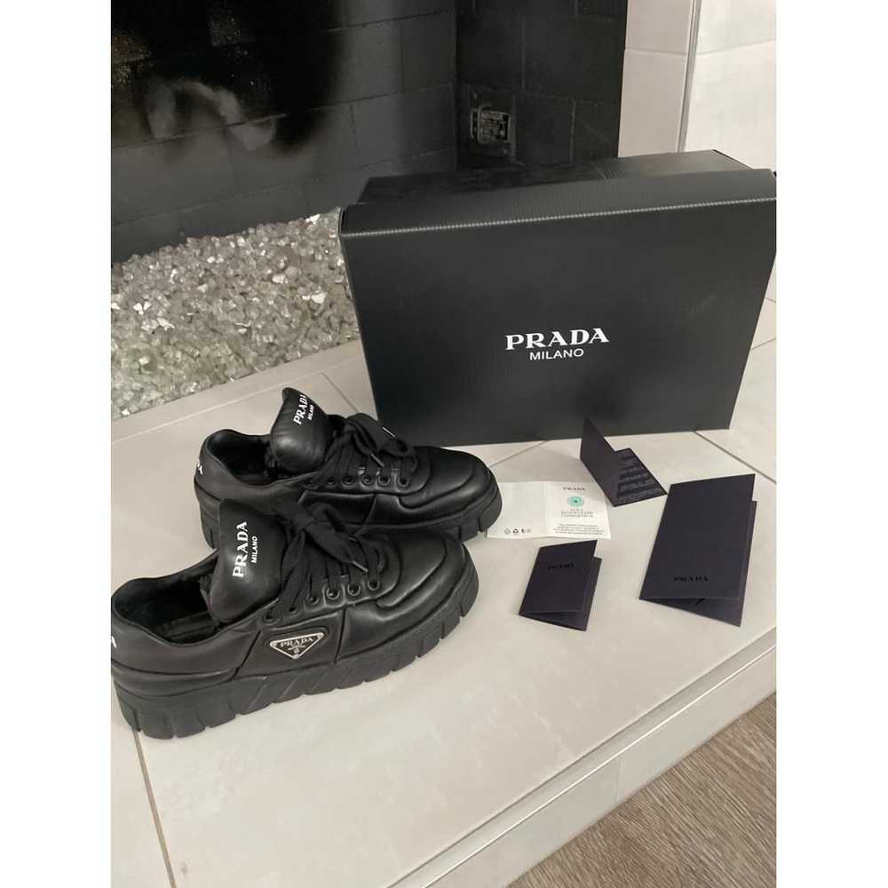 Prada Monolith leather trainers - image 5