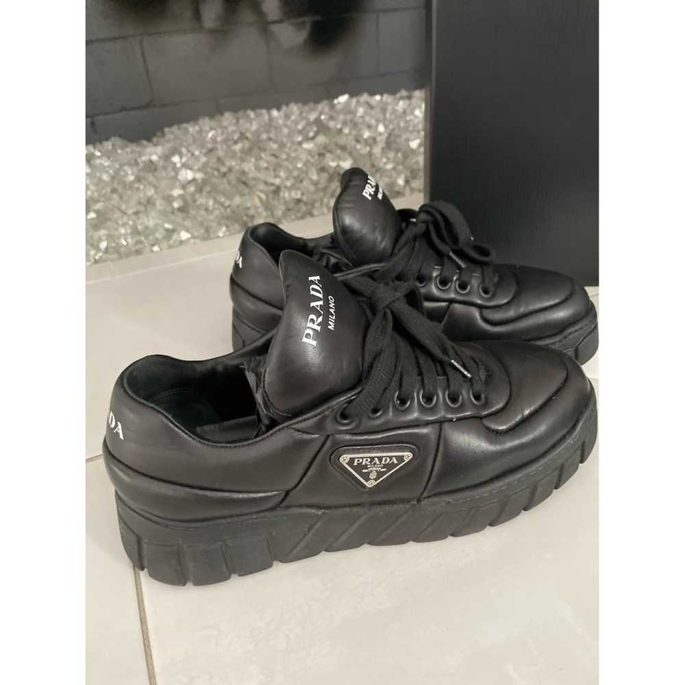 Prada Monolith leather trainers - image 6