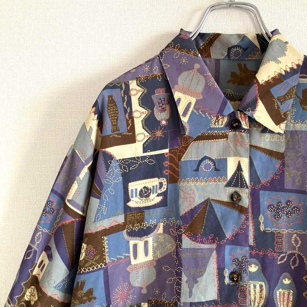 Used loose-fitting vintage Russian folk art Matry… - image 1