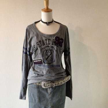 y2k Grunge Fairy Long Sleeve T-Shirt Heisei Gal H… - image 1