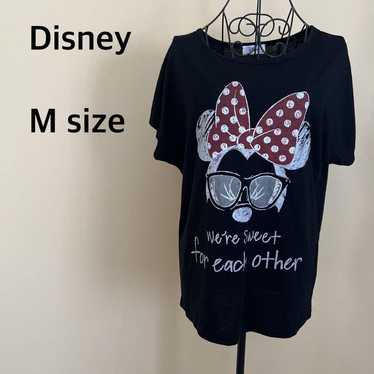 【Disney】Short-sleeved T-shirt / Minnie Mouse / Min