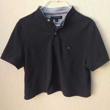 Tommy Hilfiger cropped length remake polo shirt c… - image 1