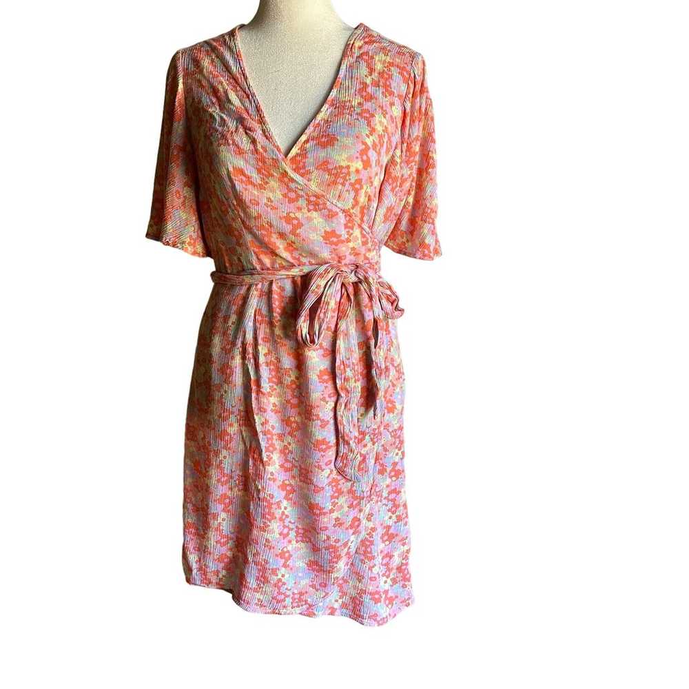 BILLABONG | All For You Floral Wrap Dress Flutter… - image 2