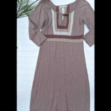 PRANA Tan/Cream Yarrah Sweater Dress