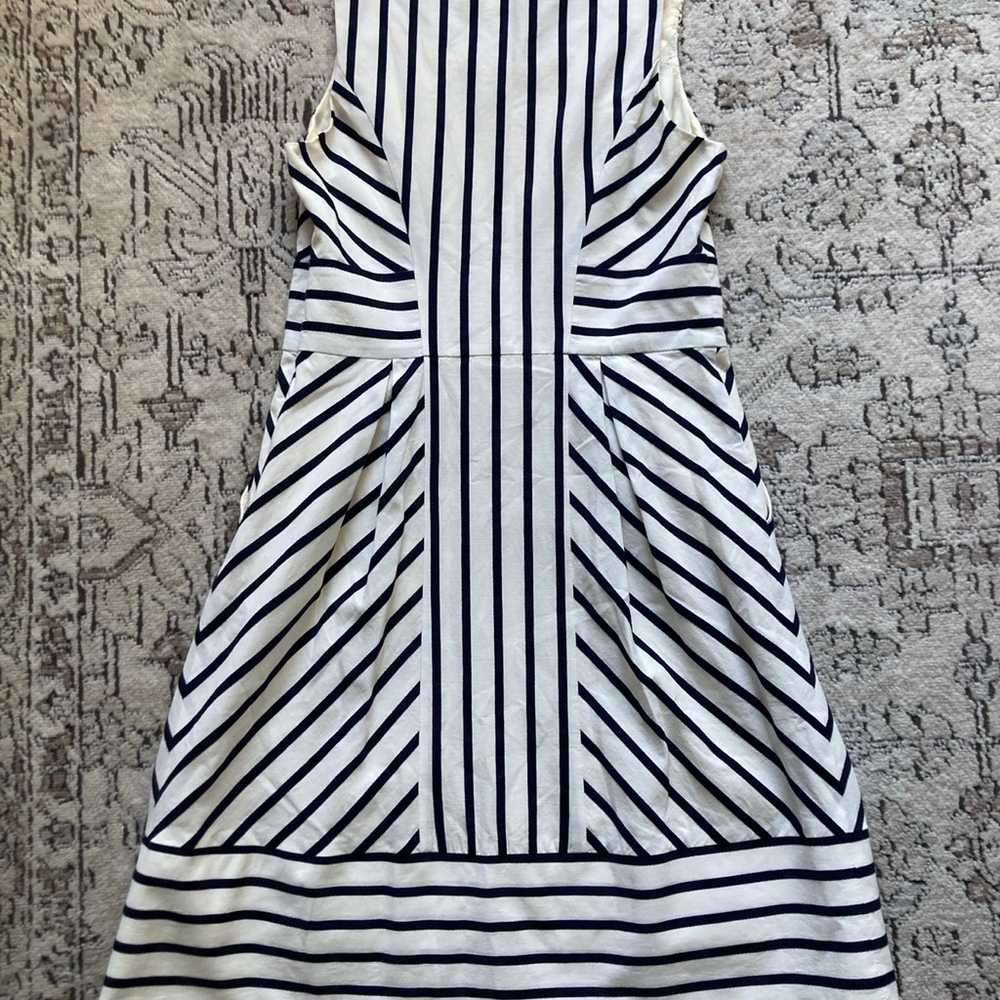 Anthropologie Maeve Chessia Navy & Cream Striped … - image 10