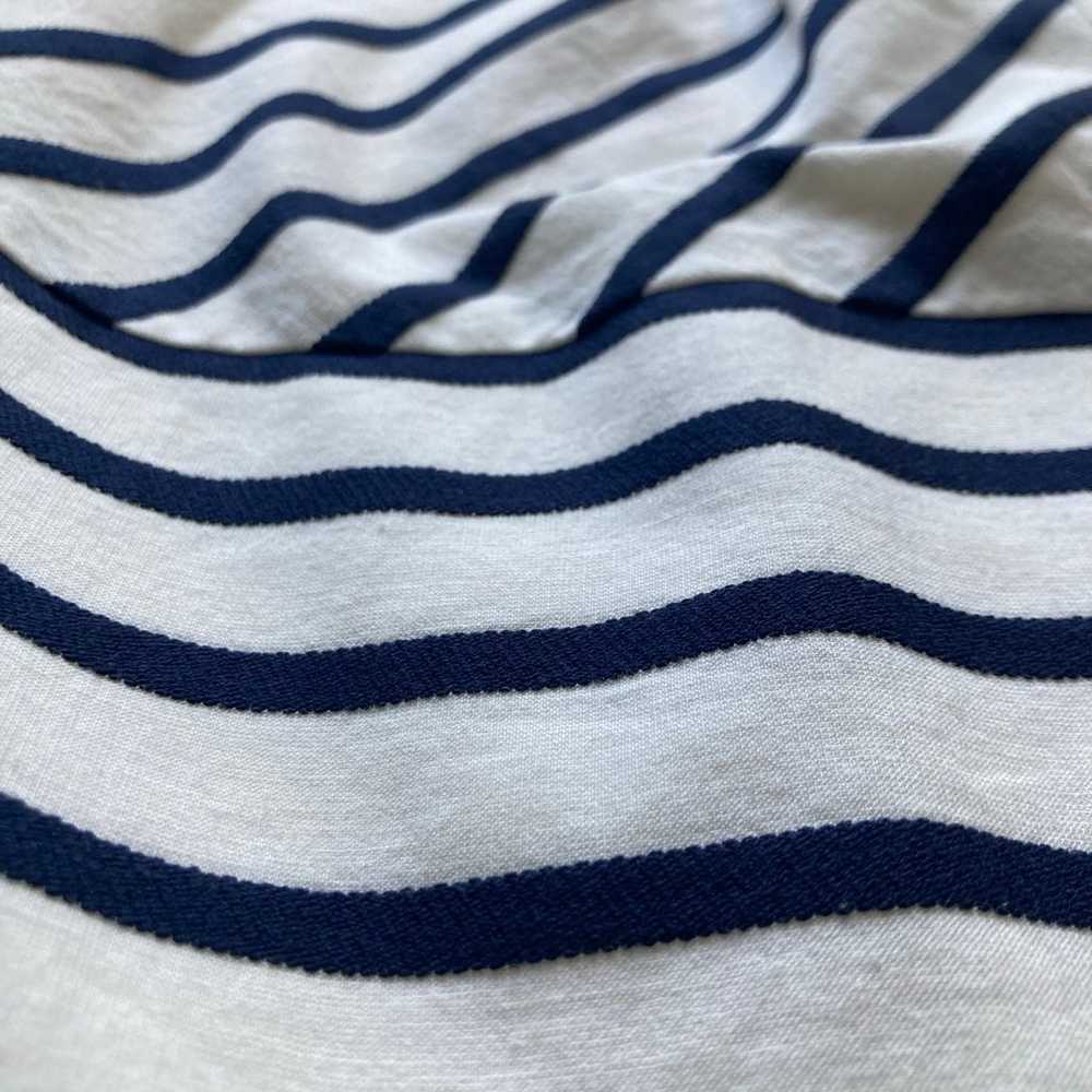 Anthropologie Maeve Chessia Navy & Cream Striped … - image 7