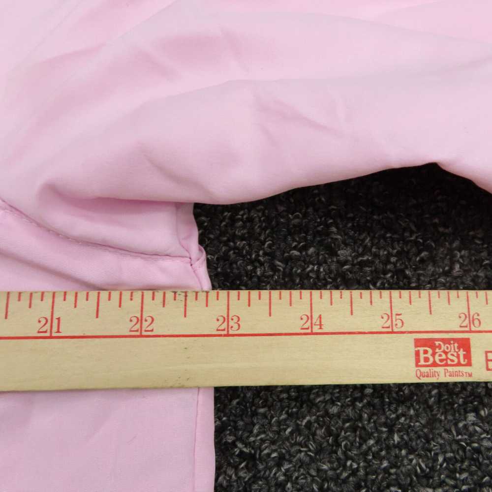 Vintage Extra Large Womens Pink Full Zip Hooded L… - image 3