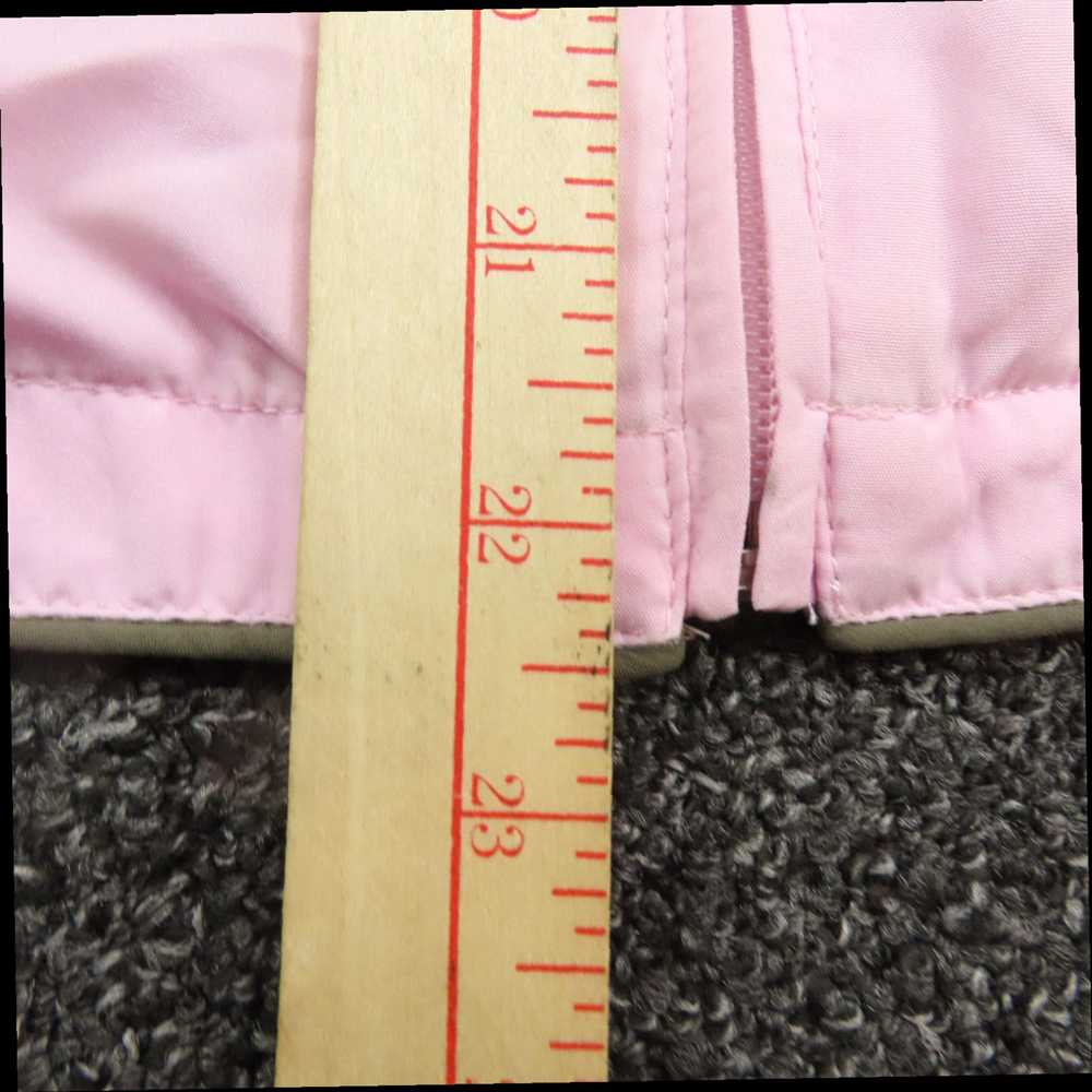 Vintage Extra Large Womens Pink Full Zip Hooded L… - image 5