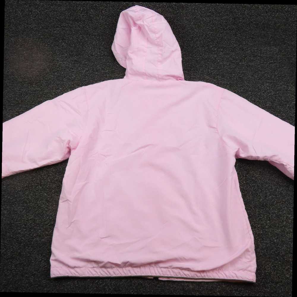 Vintage Extra Large Womens Pink Full Zip Hooded L… - image 7