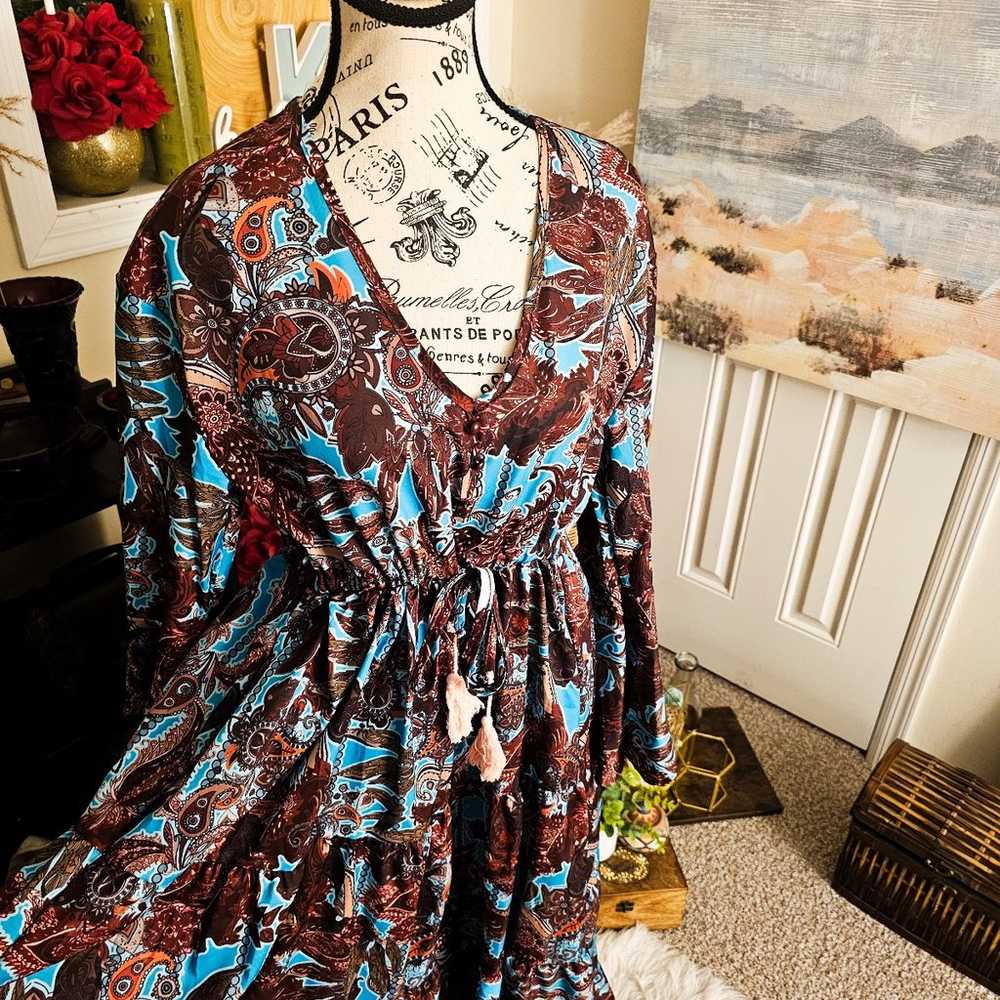 New Floral Print Hippie Boho Cottagecore Styish S… - image 5