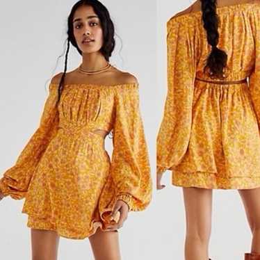 Free People Jael Cutout Mini Dress