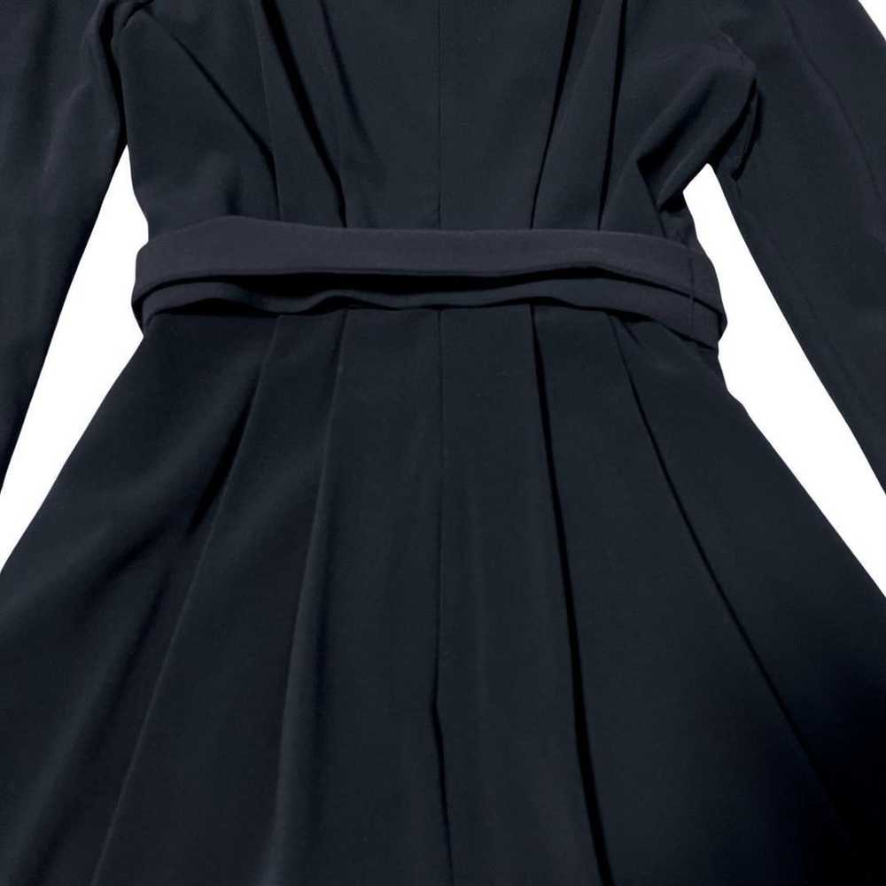 Clear impression one-piece dress with ribbon, bla… - image 3