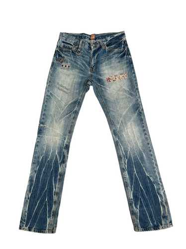 Distressed Denim × Jack Rose Jackrose Bleached Di… - image 1