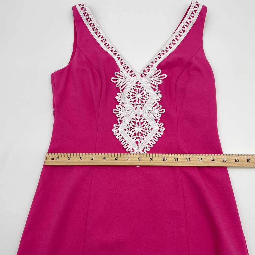 ELIZA J Womens Pink Dress Size 8 Crochet Sleevele… - image 6