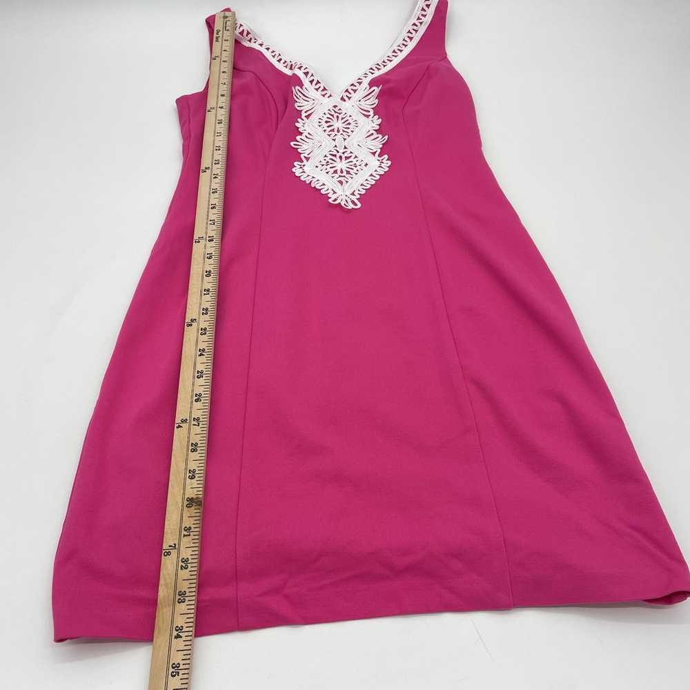 ELIZA J Womens Pink Dress Size 8 Crochet Sleevele… - image 8