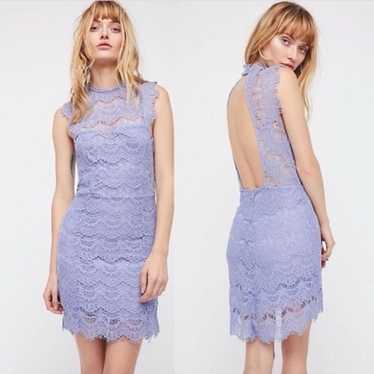 Free People Daydream Lace Mini Dress