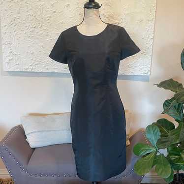 Brooks Brothers Women’s Black Dress Cap Sleeve Wo… - image 1