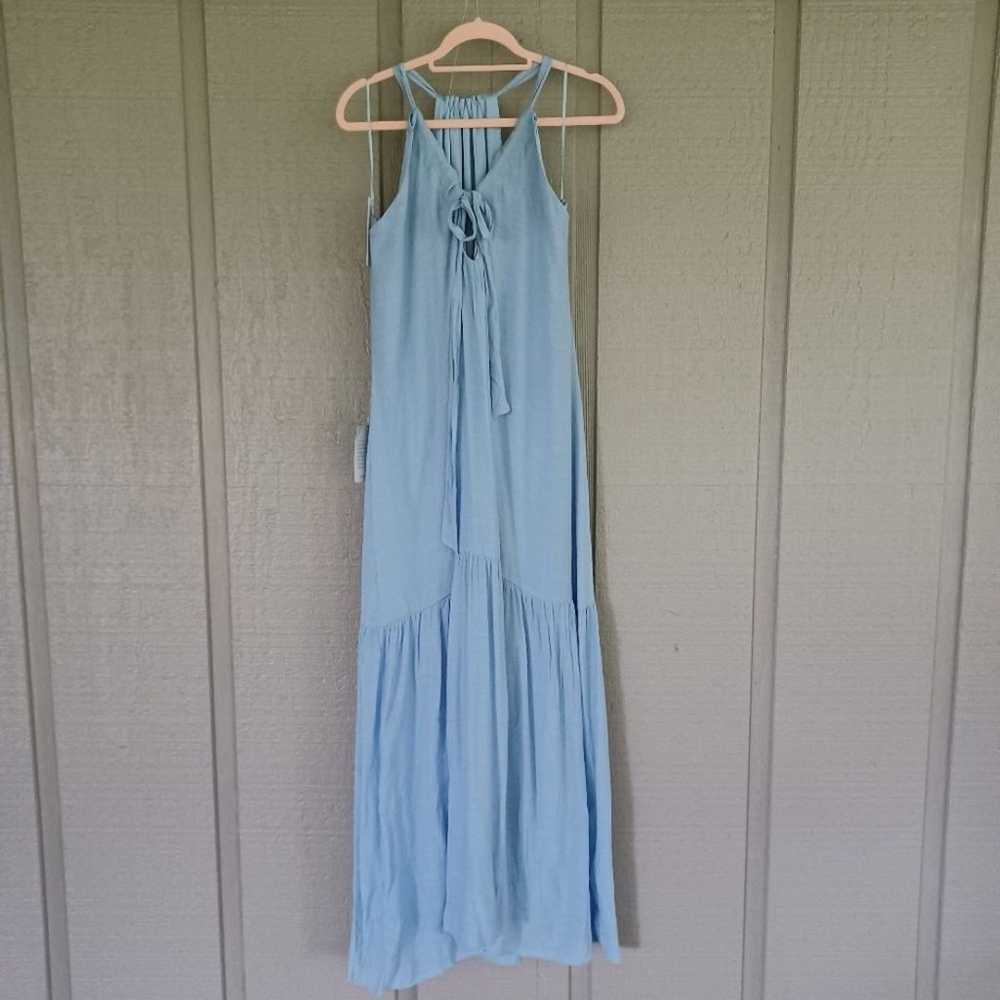 Treasure And Bond Tie Back Halter Maxi Dress Size… - image 5