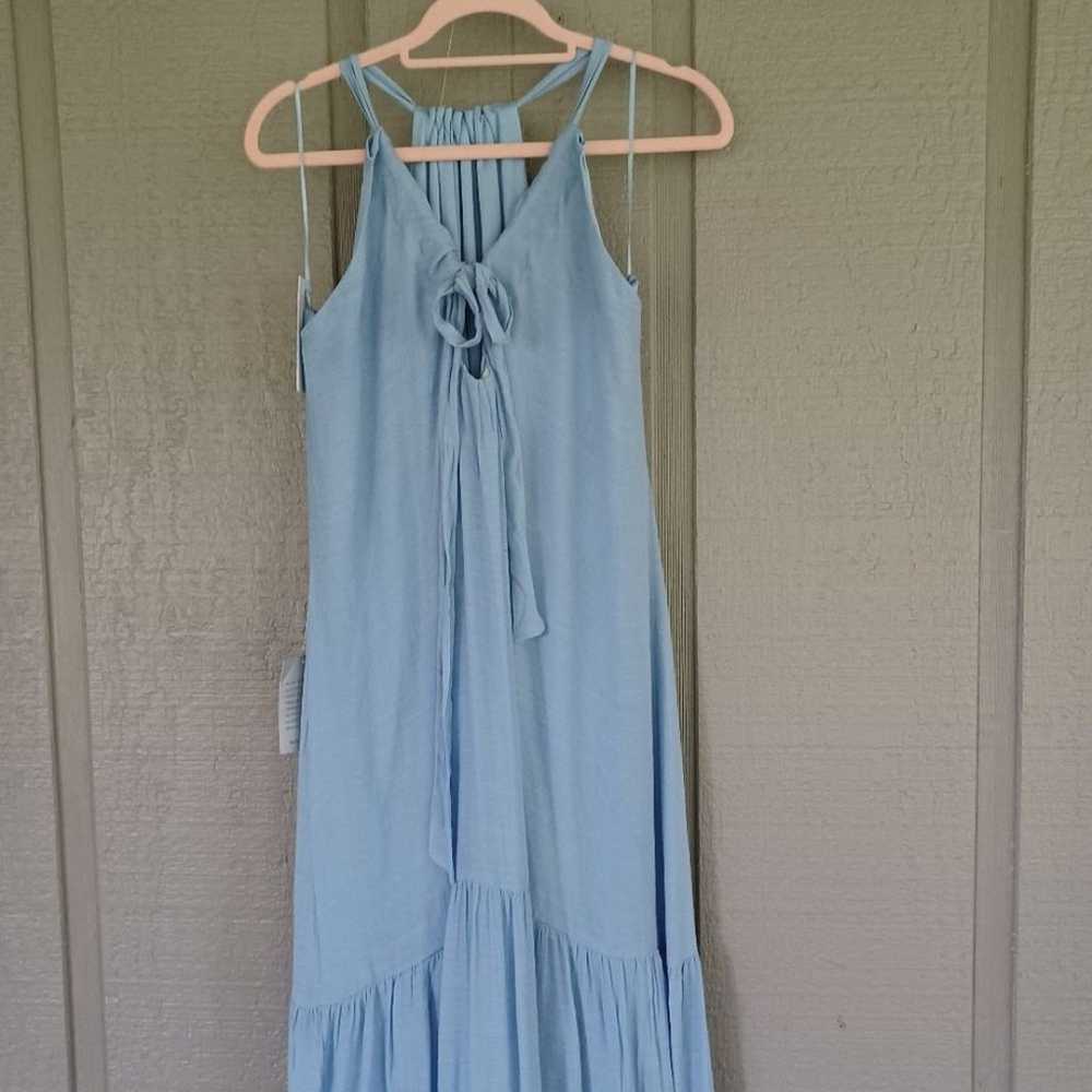 Treasure And Bond Tie Back Halter Maxi Dress Size… - image 6