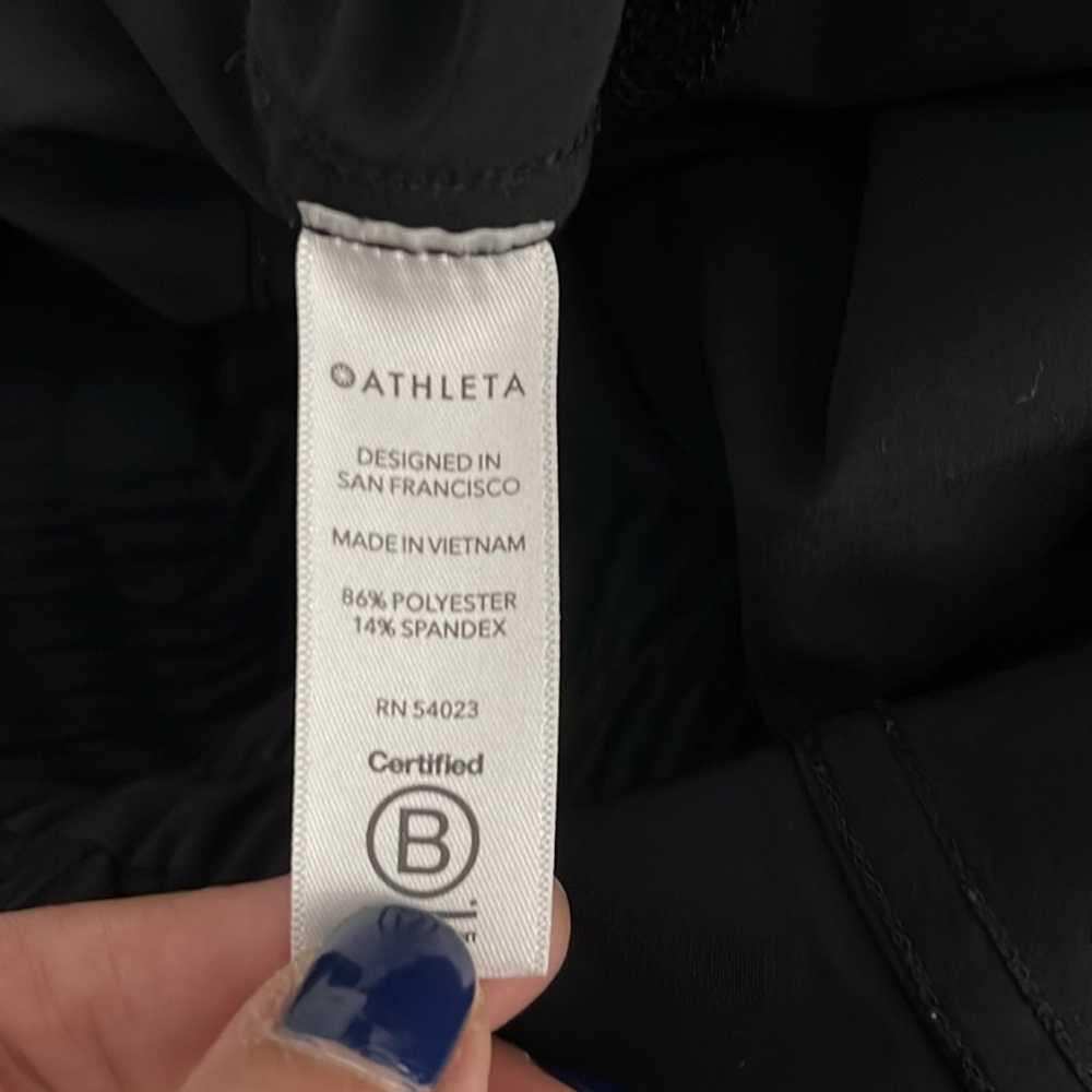 ATHLETA Unbound Lightweight Black Jumpsuit Sleeve… - image 12