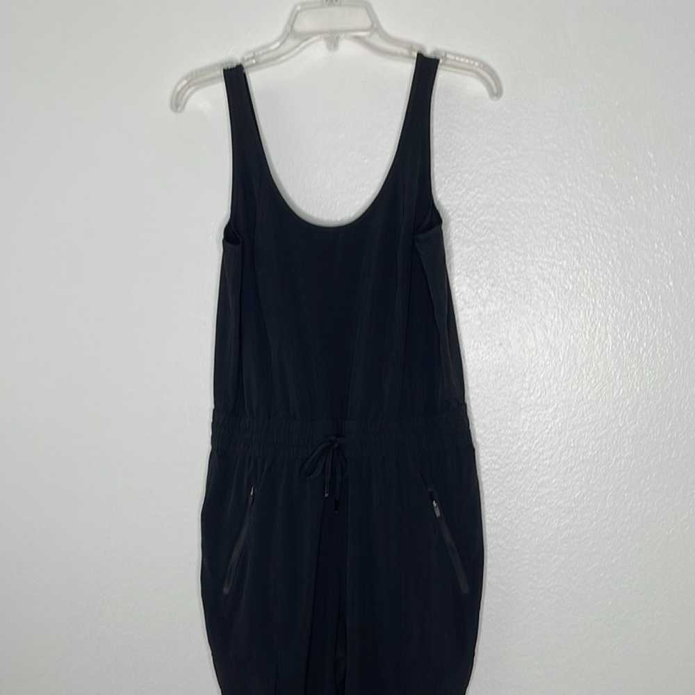 ATHLETA Unbound Lightweight Black Jumpsuit Sleeve… - image 4