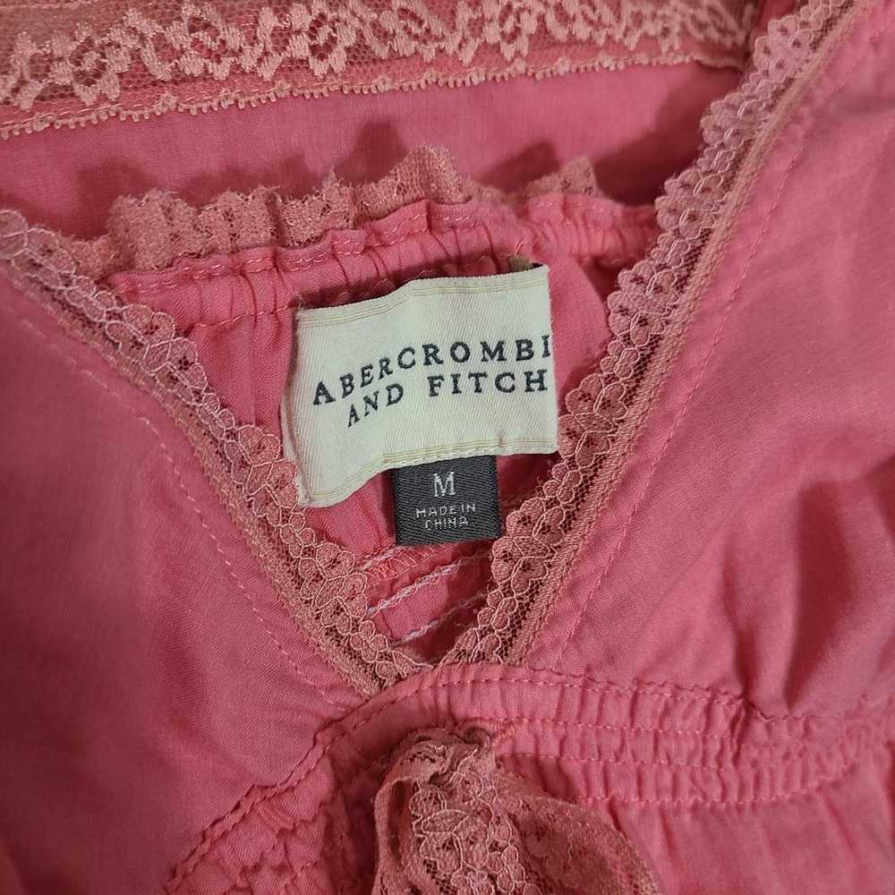 Y2k ♡ Abercrombie Pink Lace Babydoll Tank ♡ - image 7