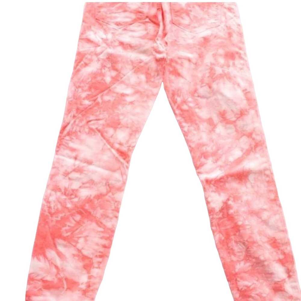 J Brand NEW J BRAND White Twisted Coral Tie Dye P… - image 3