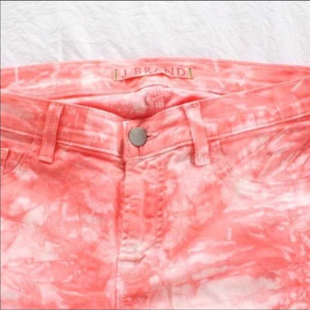 J Brand NEW J BRAND White Twisted Coral Tie Dye P… - image 5