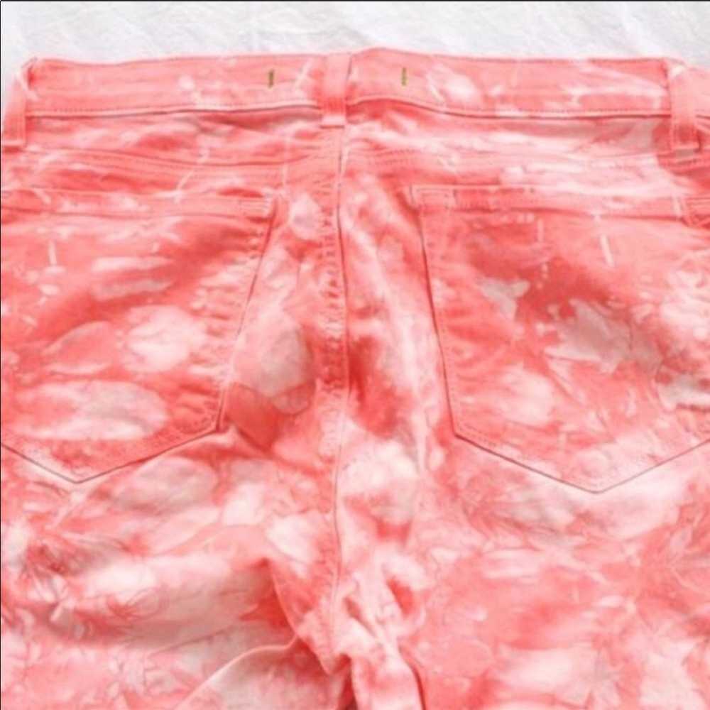 J Brand NEW J BRAND White Twisted Coral Tie Dye P… - image 6