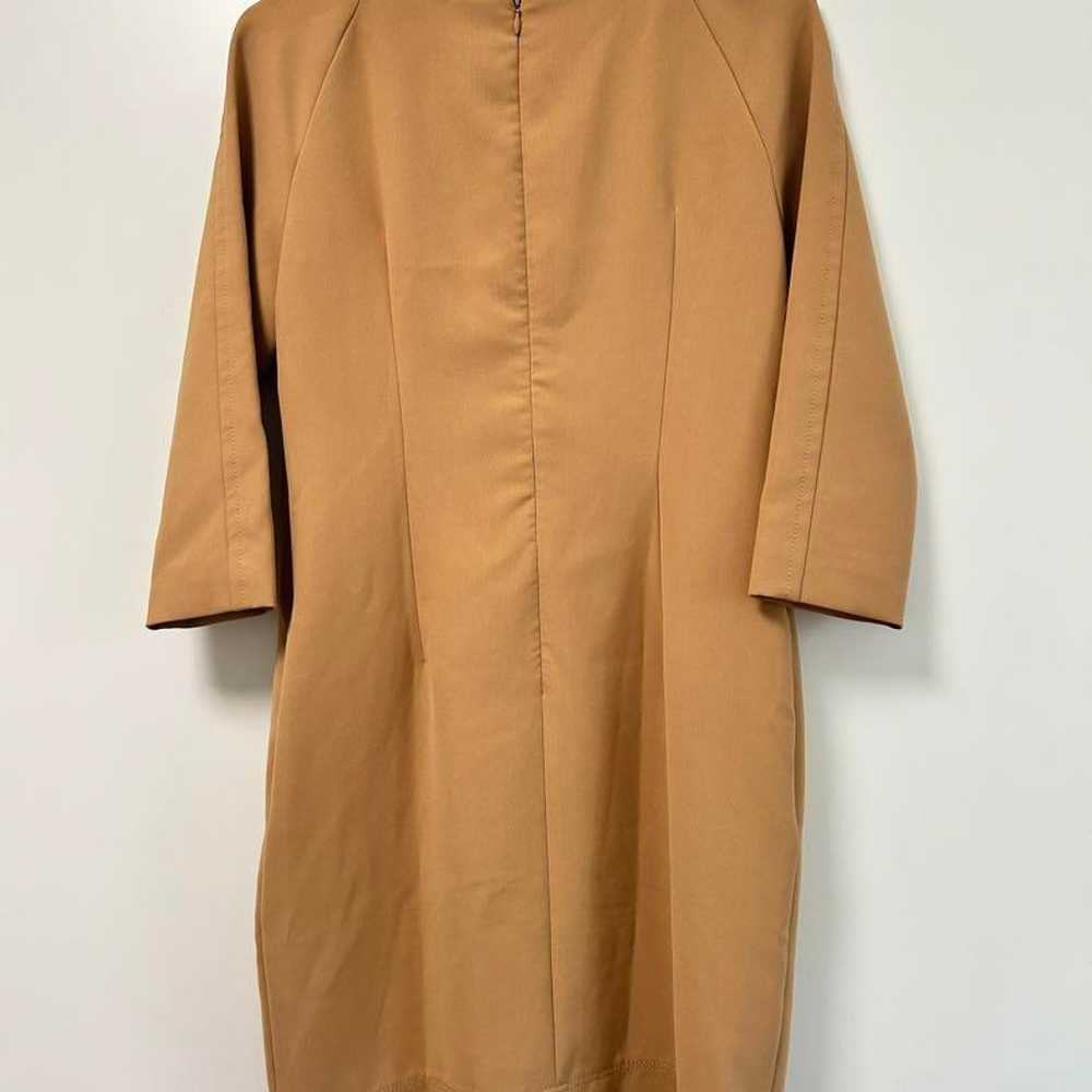 Knee-length one-piece dress (camel) - image 2