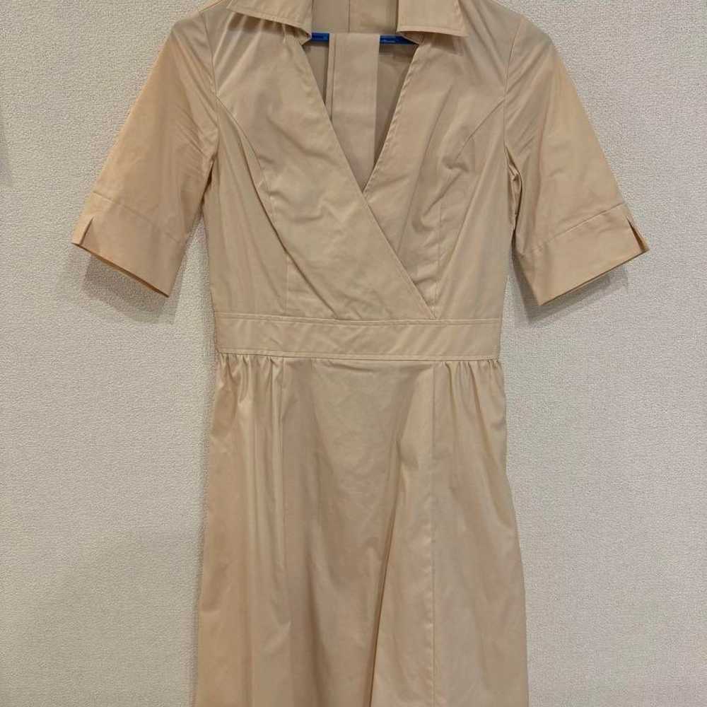 【strawberry fields】Beige Flare One-piece - image 1