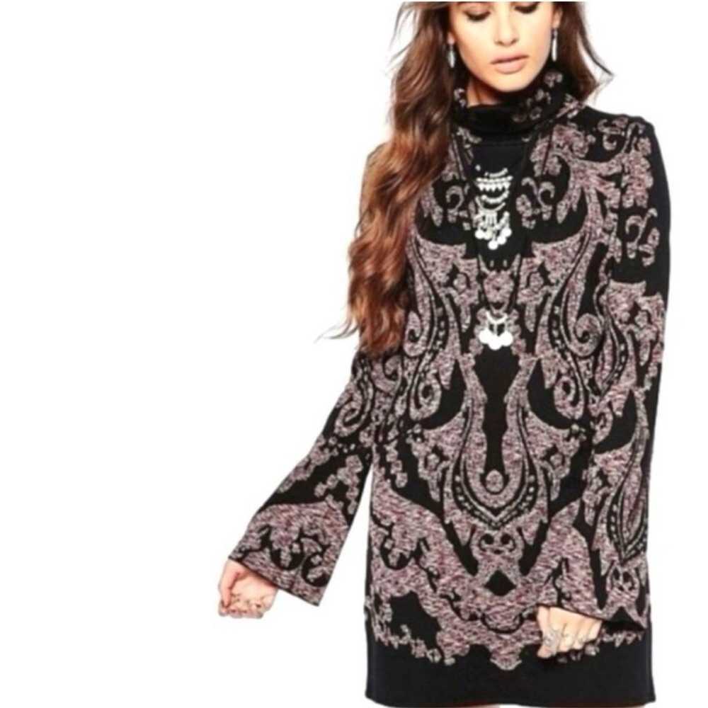 Free People Modern Love black pink brown paisley … - image 1