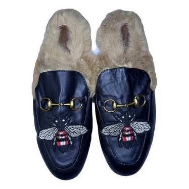 Gucci Princetown leather flats