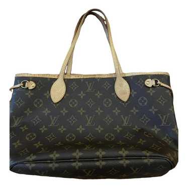 Louis Vuitton Neverfull leather tote