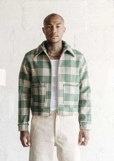 Bare Knuckles Bare Knuckles wool check blouson