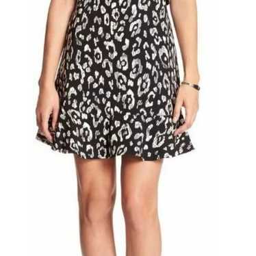 Banana Republic black & white dress.