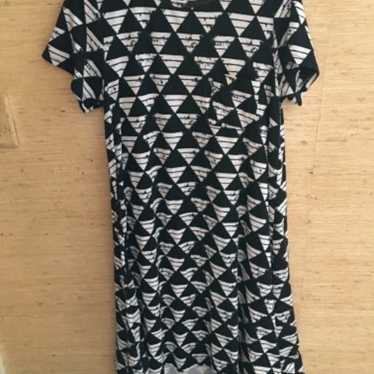 LuLaRoe Simply Comfortable Black/White Patterned … - image 1