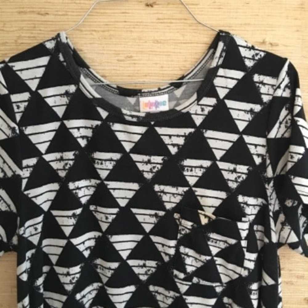 LuLaRoe Simply Comfortable Black/White Patterned … - image 4