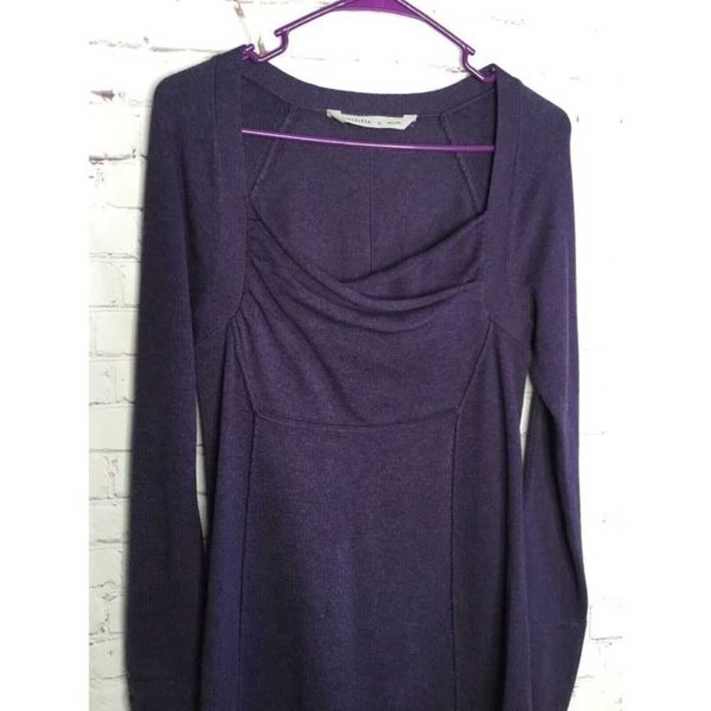 Athleta Hot Toddy size M Medium Sweater Dress Pur… - image 11