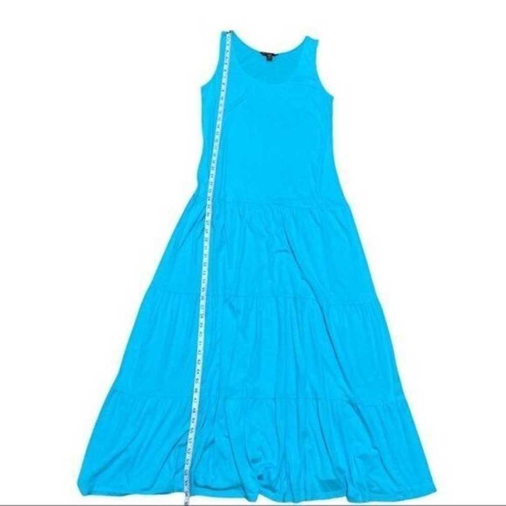 Tommy Bahama Light Blue Tiered Maxi Dress Size M - image 3