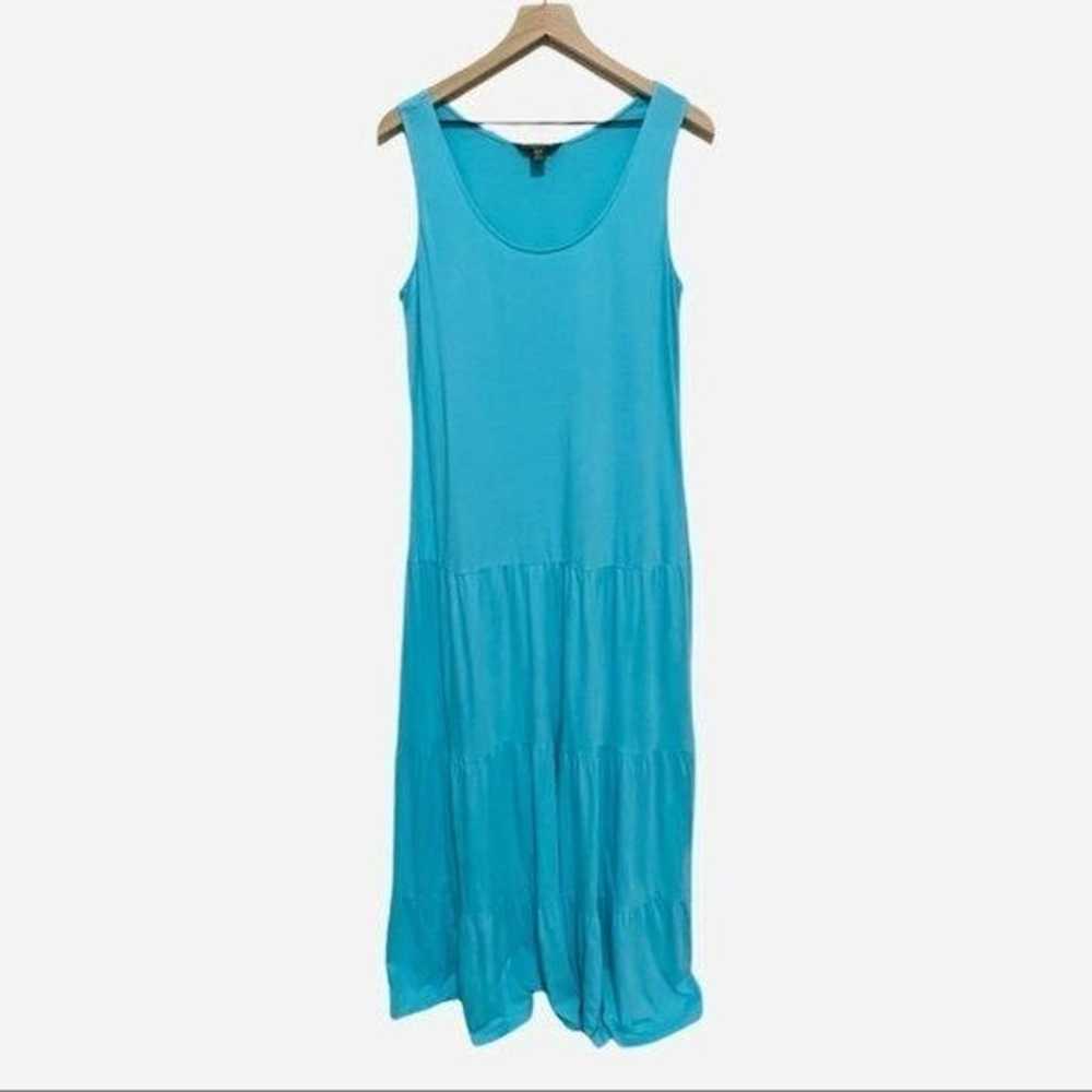 Tommy Bahama Light Blue Tiered Maxi Dress Size M - image 5