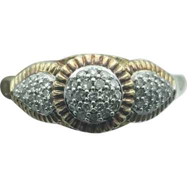 Sterling Silver .64ctw Diamond Ring