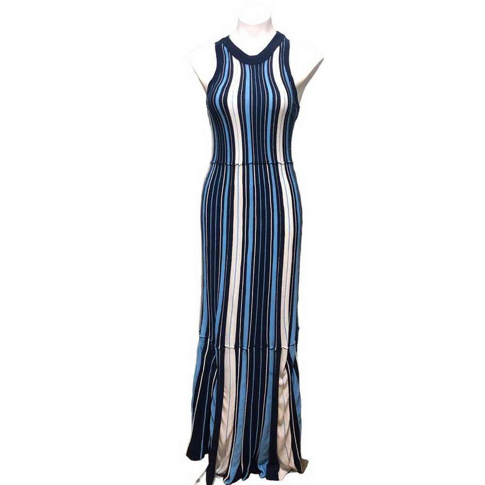 Maeve Anthropologie Small Lisanne Blue Striped Sl… - image 1