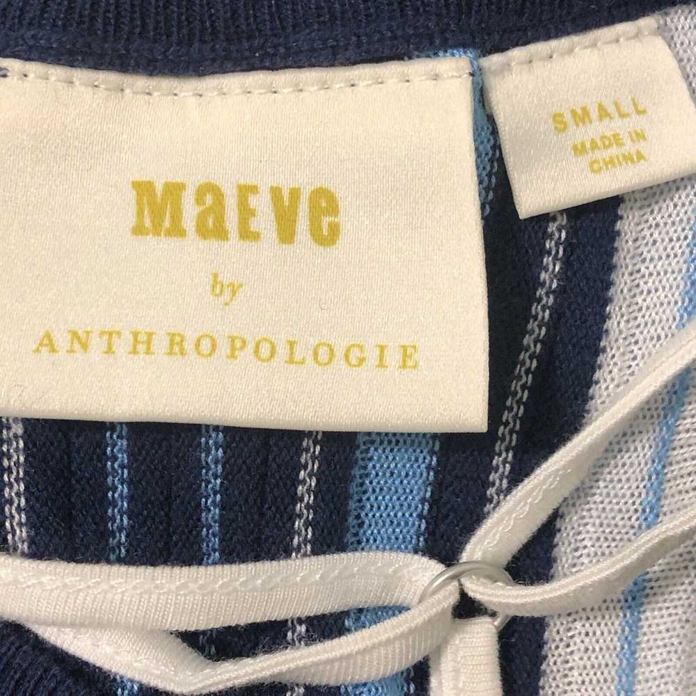 Maeve Anthropologie Small Lisanne Blue Striped Sl… - image 4