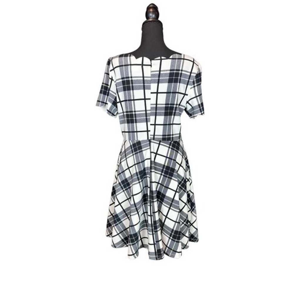 Smak Parlour Black & White Charmed Fit & Flare Dr… - image 2