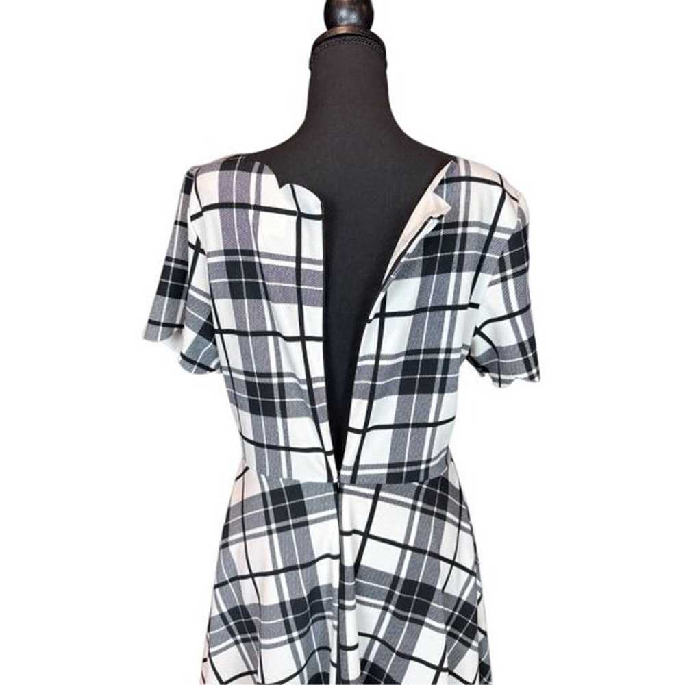 Smak Parlour Black & White Charmed Fit & Flare Dr… - image 7