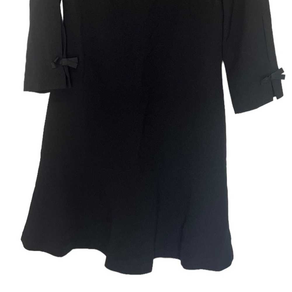 KARL LAGERFELD Black Cocktail Party Dress SZ 4 - image 3