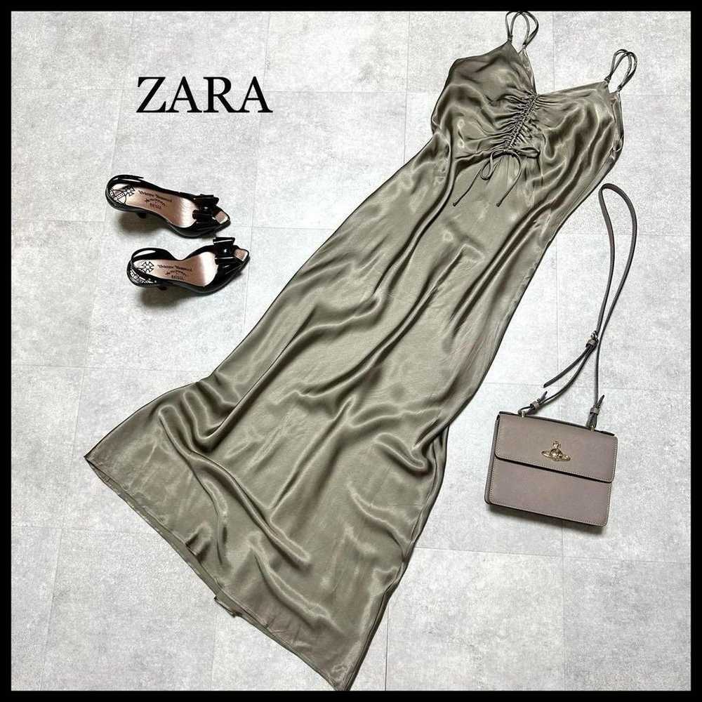 ZARA Long Maxi One-Piece Dress with Suspended Ski… - image 1